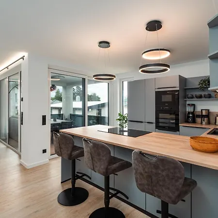 아파트 Stella Maris - Poseidon 136qm Kamin Sauna Balkon E-ladesaeule Sellin (Rugen)